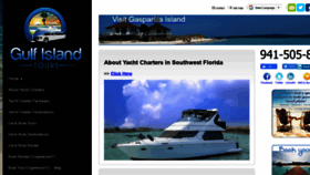 What Gulfislandtours.com website looked like in 2020 (3 years ago)