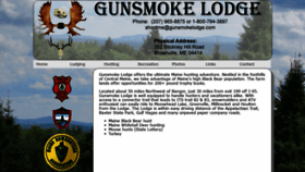 What Gunsmokelodge.com website looked like in 2020 (3 years ago)