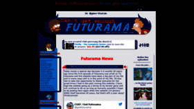 What Gotfuturama.com website looked like in 2020 (3 years ago)
