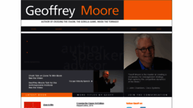 What Geoffreyamoore.com website looked like in 2020 (3 years ago)