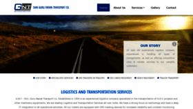 What Gntlogistics.co website looked like in 2020 (3 years ago)