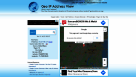 What Geoipview.com website looked like in 2020 (3 years ago)
