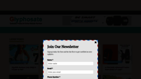 What Glyphosatetaskforce.org website looked like in 2020 (3 years ago)