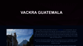 What Guatemala.se website looked like in 2020 (3 years ago)