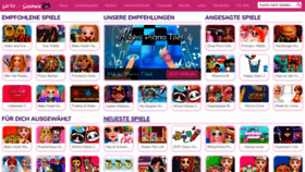 What Girlsgogames.de website looked like in 2020 (3 years ago)