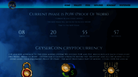 What Geysercoin.com website looked like in 2020 (3 years ago)