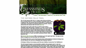 What Gwynnsfallstrail.org website looked like in 2020 (3 years ago)