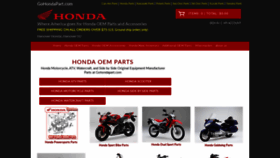 What Gohondapart.com website looked like in 2020 (3 years ago)
