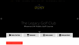 What Golflegacyresort.com website looked like in 2020 (3 years ago)
