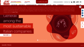 What Generali.com website looked like in 2020 (3 years ago)