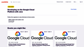 What Gdg-java-cloud.eventbrite.co.uk website looked like in 2020 (3 years ago)