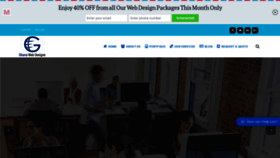 What Ghanawebdesigns.com website looked like in 2020 (3 years ago)
