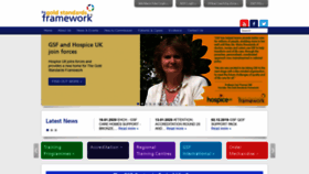 What Goldstandardsframework.org.uk website looked like in 2020 (3 years ago)