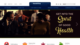 What Gethealthyclarkcounty.org website looked like in 2020 (3 years ago)