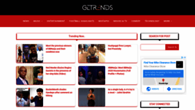 What Gltrends.com website looked like in 2020 (3 years ago)