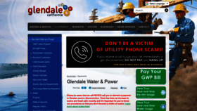 What Glendalewaterandpower.com website looked like in 2020 (3 years ago)