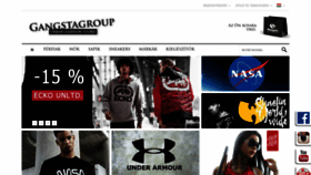 What Gangstagroup.hu website looked like in 2020 (3 years ago)