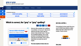 What Greyorgray.com website looked like in 2020 (3 years ago)