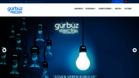 What Gurbuzelektrik.com website looked like in 2020 (3 years ago)