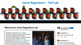 What Generegulation.info website looked like in 2020 (3 years ago)
