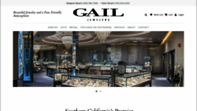 What Gailjewelers.com website looked like in 2020 (3 years ago)