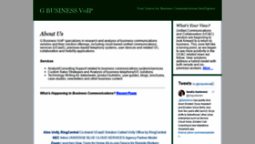 What Gbusinessvoip.com website looked like in 2020 (3 years ago)