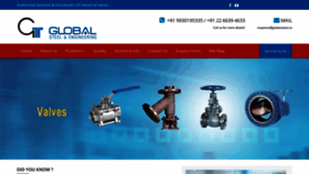 What Globalvalves.in website looked like in 2020 (3 years ago)