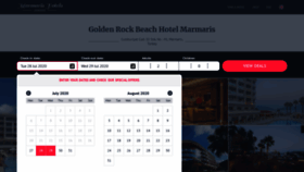 What Golden-rock-beach.hotels-of-marmaris.com website looked like in 2020 (3 years ago)