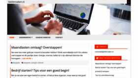What Geldenzaken.nl website looked like in 2020 (3 years ago)