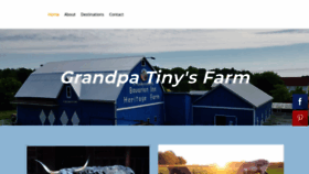What Grandpatinysfarm.com website looked like in 2020 (3 years ago)
