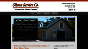 What Gibsonserviceco.com website looked like in 2020 (3 years ago)
