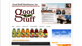 What Goodstuffdist.com website looked like in 2020 (3 years ago)