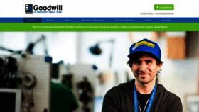 What Goodwillwny.org website looked like in 2020 (3 years ago)