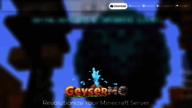 What Geysermc.org website looked like in 2020 (3 years ago)