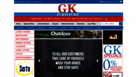 What Gkfurniturenyc.com website looked like in 2020 (3 years ago)