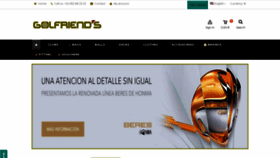 What Golfriends.es website looked like in 2020 (3 years ago)