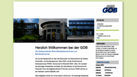 What Gob.ch website looked like in 2020 (3 years ago)
