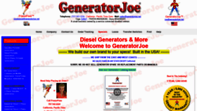 What Generatorjoe.net website looked like in 2020 (3 years ago)