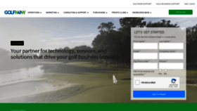 What Golfbusinesssolutions.com website looked like in 2020 (3 years ago)