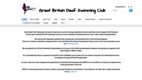 What Gbdeafswimming.org website looked like in 2020 (3 years ago)
