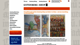 What Gutenberg-shop.de website looked like in 2020 (3 years ago)