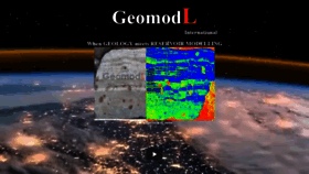 What Geomodl.com website looked like in 2020 (3 years ago)