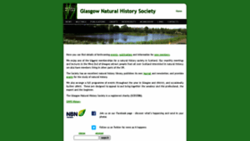 What Glasgownaturalhistory.org.uk website looked like in 2020 (3 years ago)