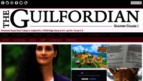 What Guilfordian.com website looked like in 2020 (3 years ago)