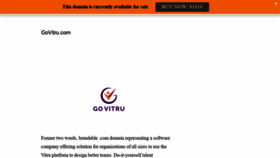 What Govitru.com website looked like in 2020 (3 years ago)