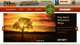 What Gowyomingcountyny.com website looked like in 2020 (3 years ago)