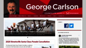 What Georgecarlson.ca website looked like in 2020 (3 years ago)