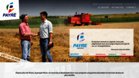 What Groupe-payre.fr website looked like in 2020 (3 years ago)
