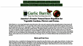 What Garlicbarrier.com website looked like in 2020 (3 years ago)