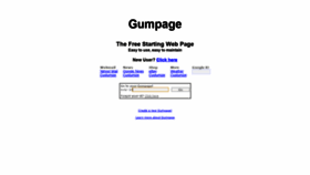 What Gumpage.com website looked like in 2020 (3 years ago)